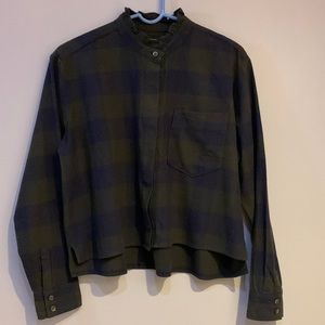 Everlane, size small, evergreen and navy blue